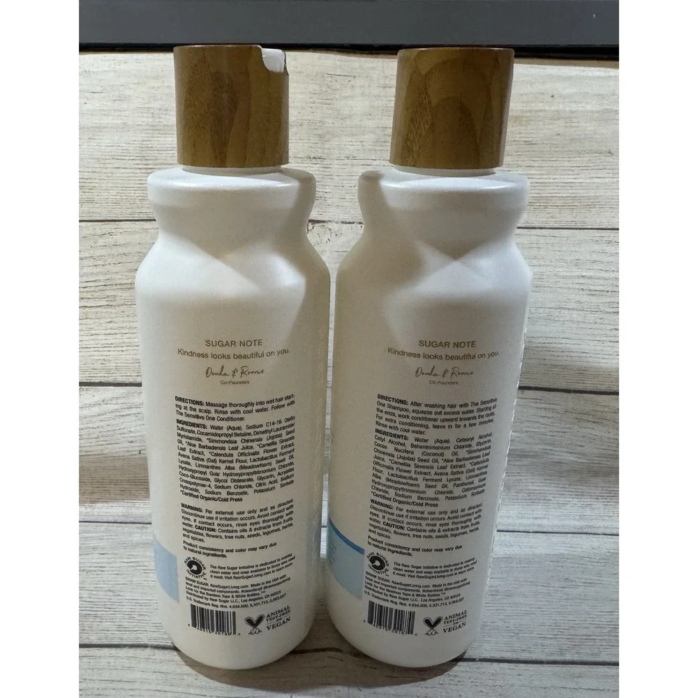 Fragrance Free Raw Sugar The Sensitive One Shampoo & Condition - 18 ounce each